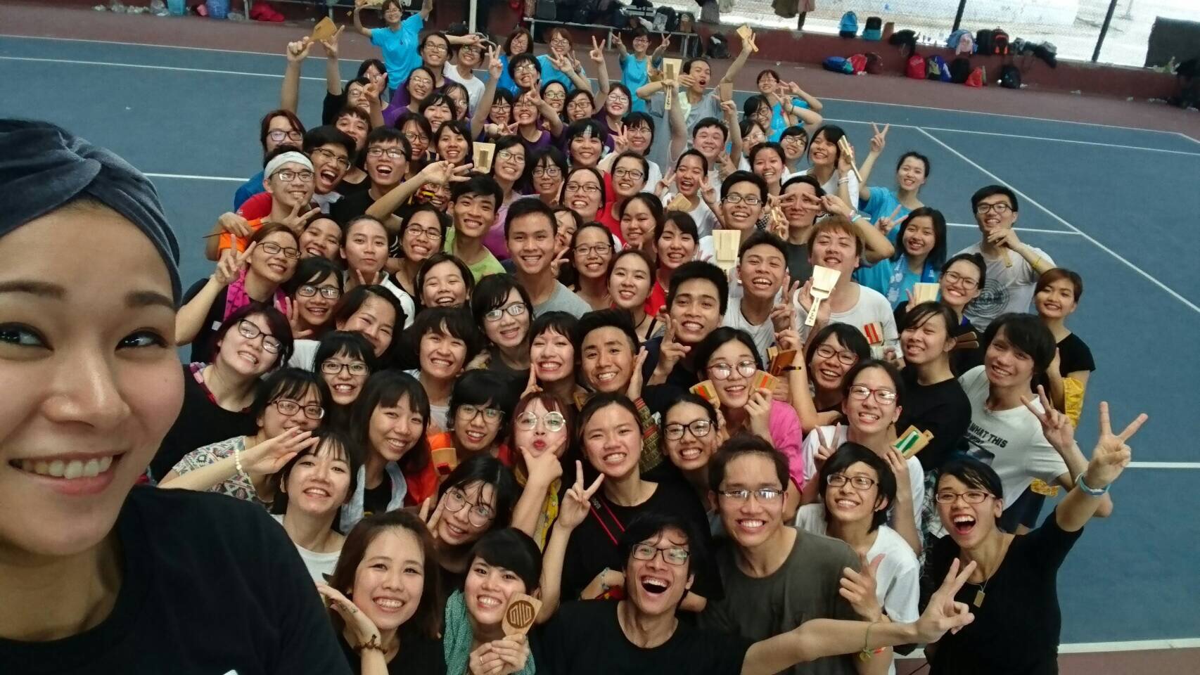 2017ハノイ 合同チーム練習の様子